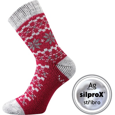 VoXX ponožky Trondelag 1 pár magenta