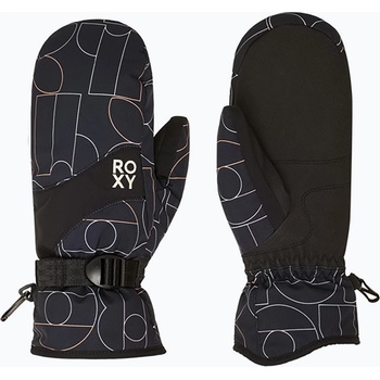 ROXY Дамски ръкавици за сноуборд Roxy Jetty Mitt True black/bobby line