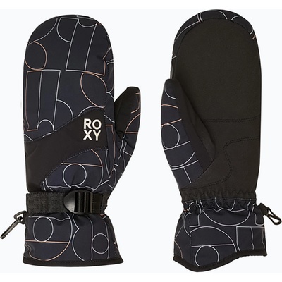 ROXY Дамски ръкавици за сноуборд Roxy Jetty Mitt True black/bobby line