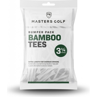 Masters Golf Bamboo Tees 3 1/4 Bumper Bag 85ks bílá – Zbozi.Blesk.cz