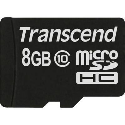 Карта памет Transcend MicroSDHC, 8GB, Class 10 (TS8GUSDC10) (TS8GUSDC10)