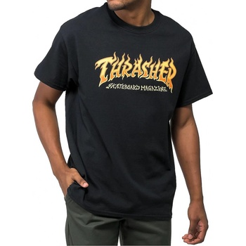 Thrasher Fire Logo black