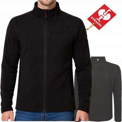 Engelbert Strauss Microfleece mikina černá