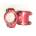 BIKESPORT Компонент за велосипед Bikesport, Stem 31.8-35mm, red Колчета за Кормило за велосипед и лапи, 28054 (AM6047)
