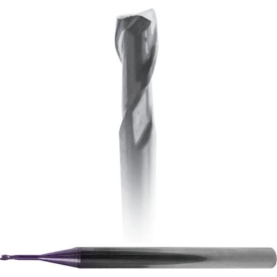 NÁSTROJE CZ Mikrofréza 0,5-50/0,7, 2břity, stopka 4mm, L3=8mm, univerzální, břit přes střed - CZTK-6247-050-080-GS-HA