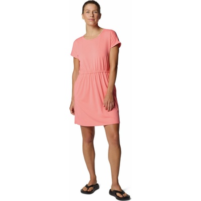 Dámské šaty Columbia Chill River Short sleeve Dress růžová