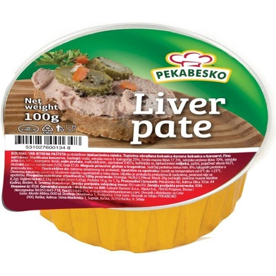 Pekabesko Játrová paštika 100 g
