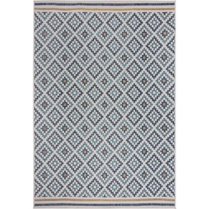 Flair Rugs Жълто-син килим за открито и закрито 120x170 cm Zia Trellis - Flair Rugs (503119377456)