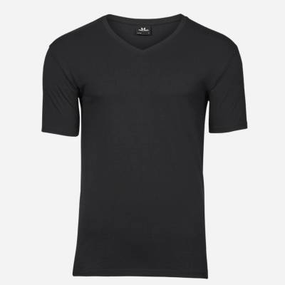 Tee Jays Stretch Slim fit tričko čierne