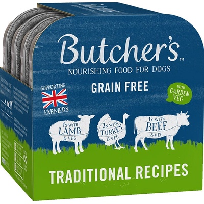 Butcher's Dog Original hovädzie moriak jehna 4 x 150 g