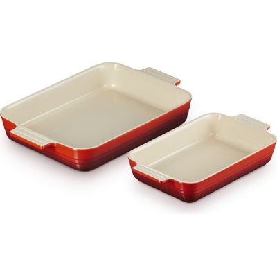 Le Creuset Форми за печене Le Creuset правоъгълни черешови 2 бр (79033000600000)