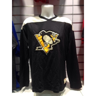 CCM pánské tričko Pittsburgh Penguins Long Sleeve Crew