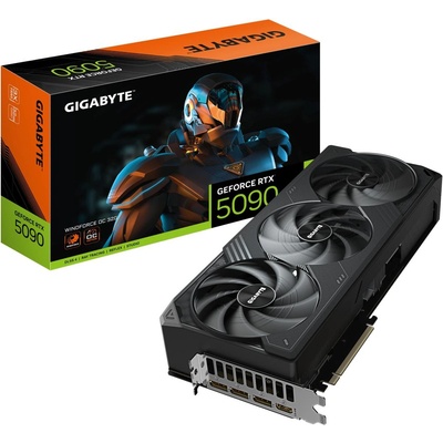 GIGABYTE GeForce RTX 5090 WINDFORCE OC 32GB GDDR7 512bit (GV-N5090WF3OC-32GD)
