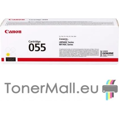 Canon Оригинална тонер касета CANON Cartridge 055 (Yellow)