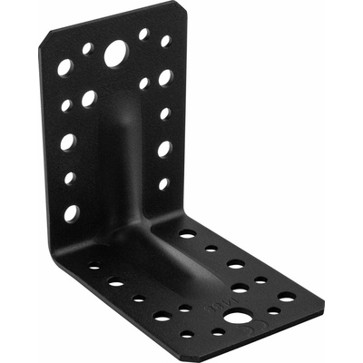 Domax KP uholník s prelisom Duplex čierna KP 1 - 90 x 90 x 65 x 2.5 mm 10 ks