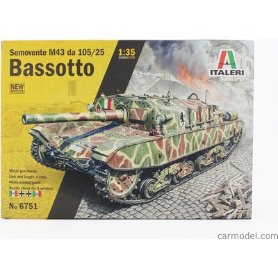 Italeri Dapt M43 Bassotto Tank Military 1945 / 1:35