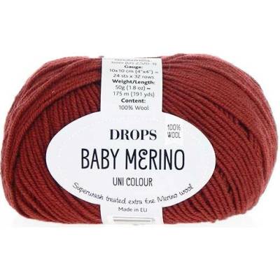 Příze DROPS Baby merino uni color 51 - bordó