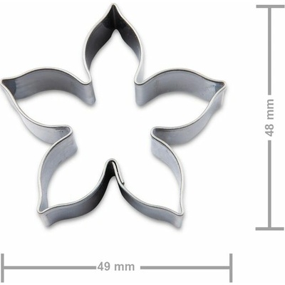 Vykrajovačka klematis 50x48mm - 1 ks