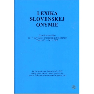Lexika slovenskej onymie