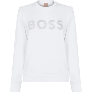 Image 1 of HUGO BOSS Блуза Boss Women's Crew Sweatshirt Sparkling Diamante - White 100
