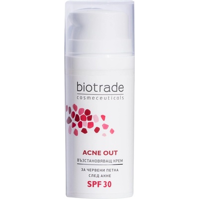Biotrade Acne Out Възстановяващ крем за лице, SPF30, 30 ml