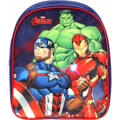 Predškolský batoh United Essentials jednokomorový malý modrý Avengers