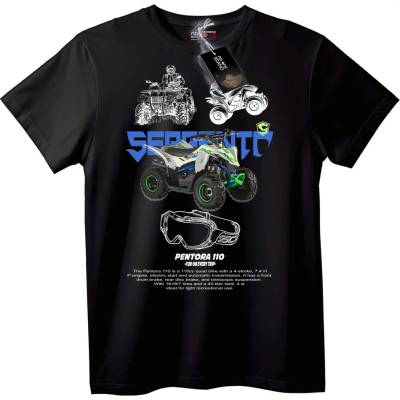 NOONEBRAND Pentora 110 ATV Тениска - 2XL, Black