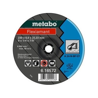 Metabo Flexiamant Řezný kotouč na kovy 125 x 4,0 x 22,23 mm 616680000