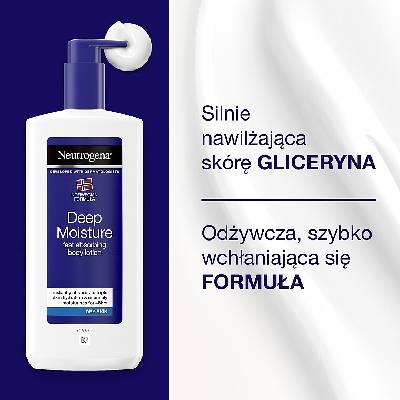 Neutrogena Deep Moisture telové mlieko pre suchú pokožku 250 ml