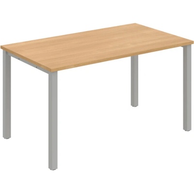 Hobis Jednací stůl UJ 1400 rovný 140 cm dub / šedá