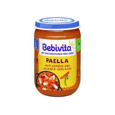 Bebivita Пюре Bebivita, Паеля със зеленчуци и риба, 220гр, 4018852025399