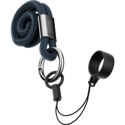 Šňůrka na krk pro zavěšení KIWI Midnight Blue