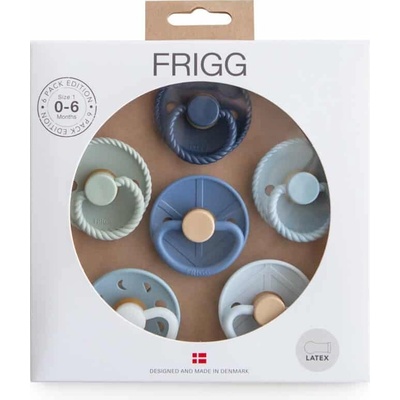 Frigg okrúhlé kaučuk cumlíky Endless Sea 6ks