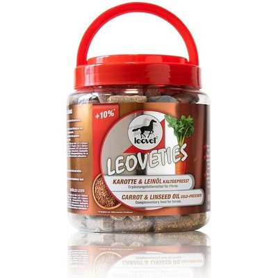 LEOVET Лакомства за коне - LEOVET 1.1kg Морков и ленено семе (120583)