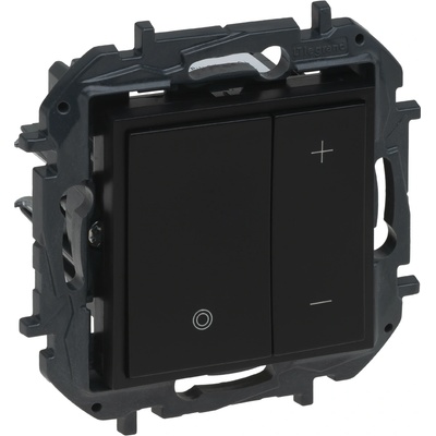 LEGRAND Stmívač NILOÉ STEP 863553B tlačítkový 400W černá 863553B