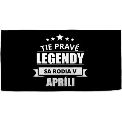 Sablio Uterák Tie pravé legendy sa rodia v apríli 30 x 50 cm