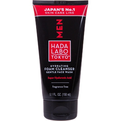 Hada Labo Tokyo Hada Labo Tokyo, Men, Hyaluronic Acid, Eliminates Impurities, Cleansing Foam, 150 ml