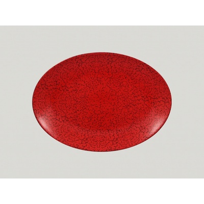 RAK Ruby talíř oválný 36 x 27 cm červená RAK-RBNNOP36