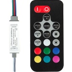 Ultralux Rf Мини контролер за rgb led осветление 5-24v dc 72w (12v) (rgbrfc6a)