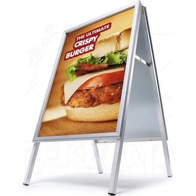 A-Z Reklama CZ Standard reklamní stojan áčko na plakáty ostrý roh A2