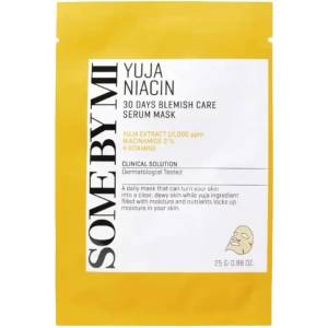 Some By Mi Yuja Niacin Blemish Care Serum Mask - Маска за Лице с Юджа и Ниацинамид 25мл