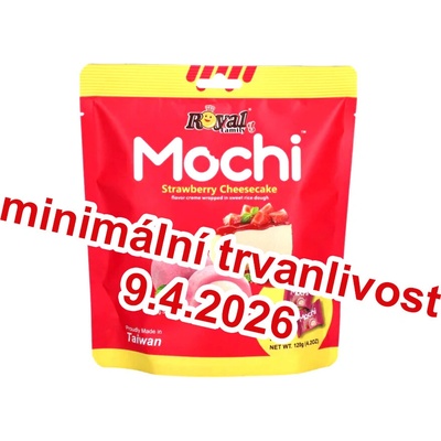 Royal Family Food Mochi Strawberry Cheese Cake 120 g – Zboží Dáma