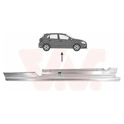 Nástupný plech VAN WEZEL 5829102