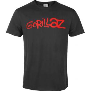 AMPLIFIED мъжка тениска gorillaz - red logo - cc - amplified - zav210p284