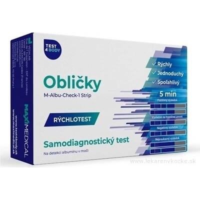Veda.Lab Test4Body rychletest ledviny domácí test albumin moč