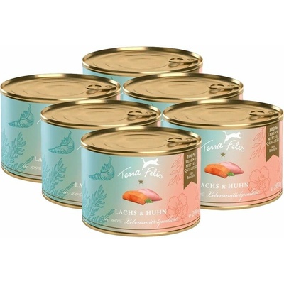 Terra Felis Salmon & Chicken 6 x 200 g