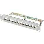 Lanberg Пач панел, Lanberg patch panel blank 12 port 1U 10" ftp for keystone modules grey v2 (PPKS-9212-S) - xtreme