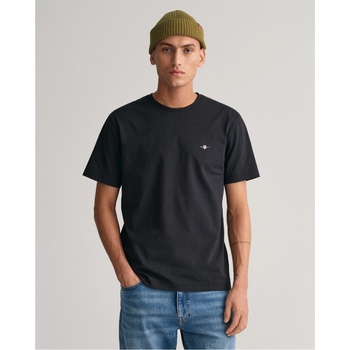 Image 1 of Gant Тениска Gant Regular Fit Shield T-Shirt - Black 005