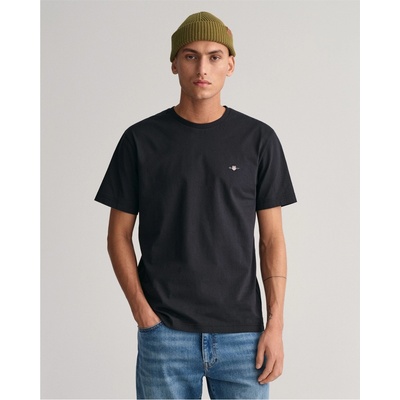 Gant Тениска Gant Regular Fit Shield T-Shirt - Black 005