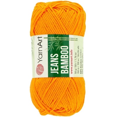 YarnArt Jeans Bamboo oranžová 106